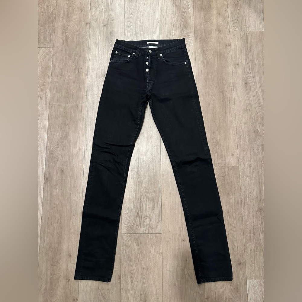 Helmut Lang Women’s Straight Leg Black Jeans